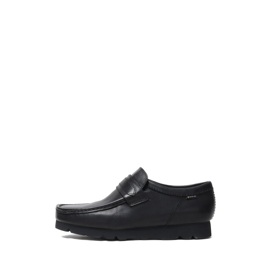 Clarks Originals(クラークスオリジナルズ)WallaLoafer GTX - Black / Black Leather (26186774) | 