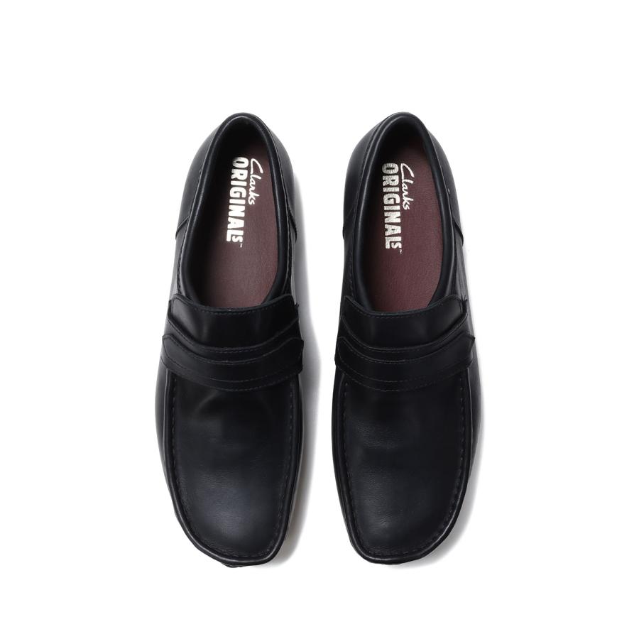 Clarks Originals(クラークスオリジナルズ)WallaLoafer GTX - Black / Black Leather (26186774) |  | 08