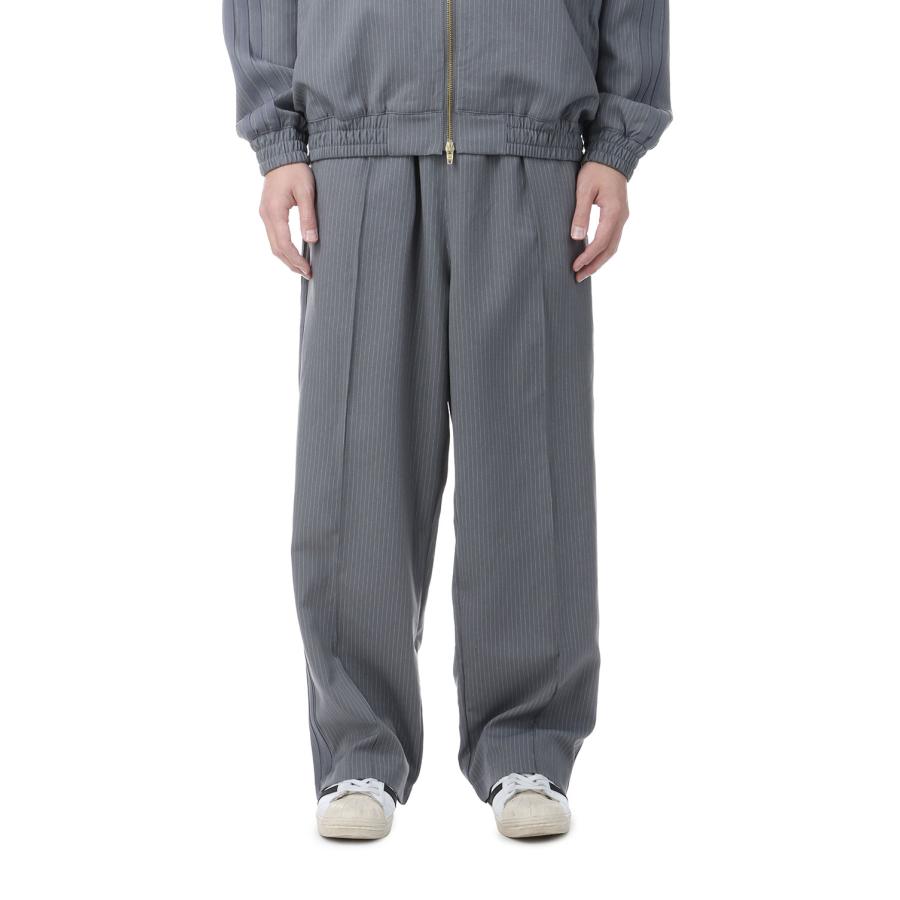 adidas Originals FIREBIRD LOOSE PINSTRIPES TRACK PANTS - GRAY FOUR