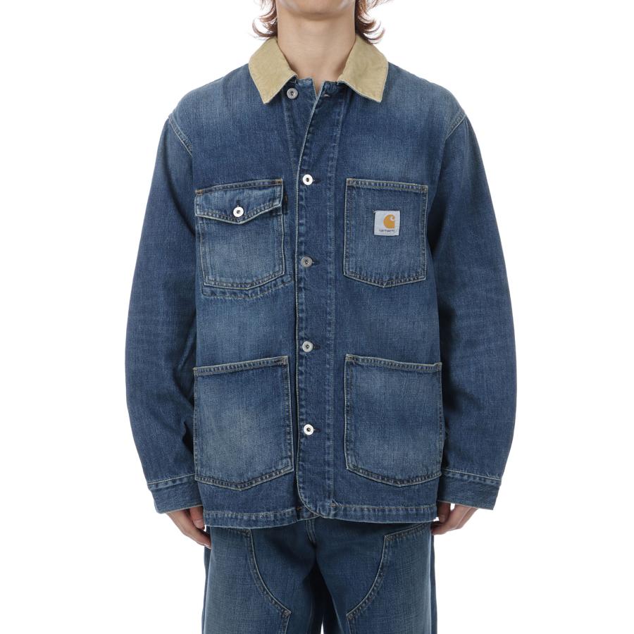 【P10倍】WARREN CHORE COAT - Blue / Dusty H Brown (I036592) Carhartt WIP(カーハートダブルアイピー) |  | 02