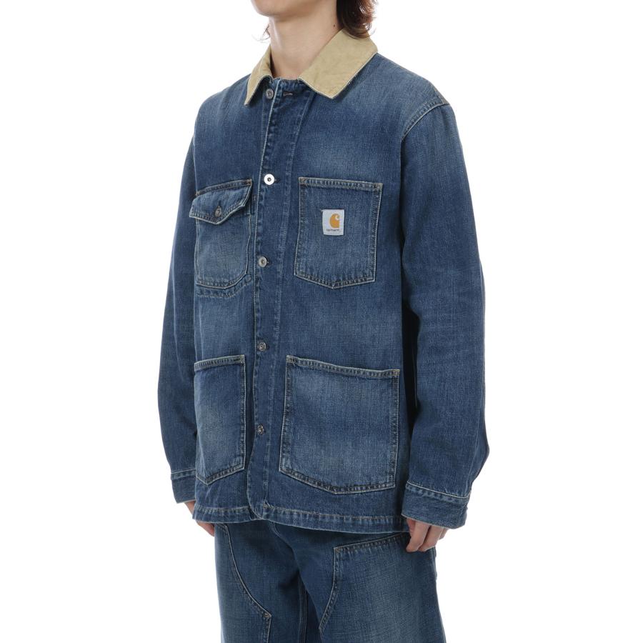 【P10倍】WARREN CHORE COAT - Blue / Dusty H Brown (I036592) Carhartt WIP(カーハートダブルアイピー) |  | 03