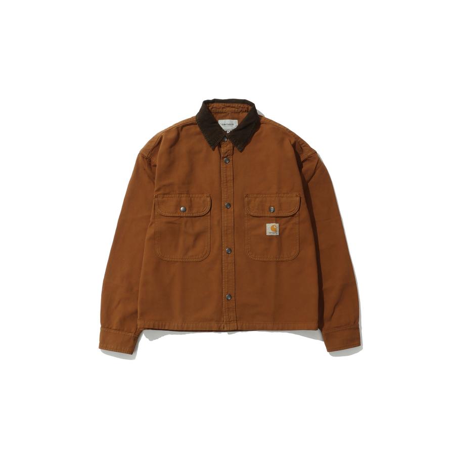 【P10倍】PRESCOTT SHIRT JAC - Hamilton Brown / Tobacco (I036484) Carhartt WIP(カーハートダブルアイピー) | 