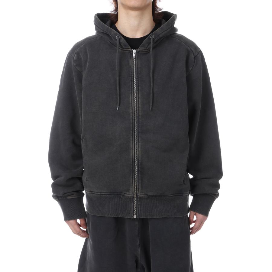 SLIM ZIP UP / WASHED BLACK (ESSS26HO01012) Entire Studios(エンタイア スタジオ) |  | 02