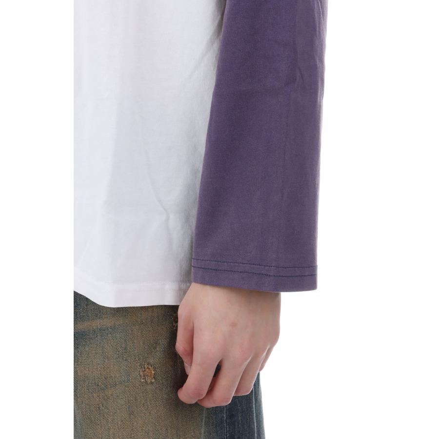 BULLDOG, raglan / PURPLE/WHITE Basketcase(バスケットケース) |  | 06