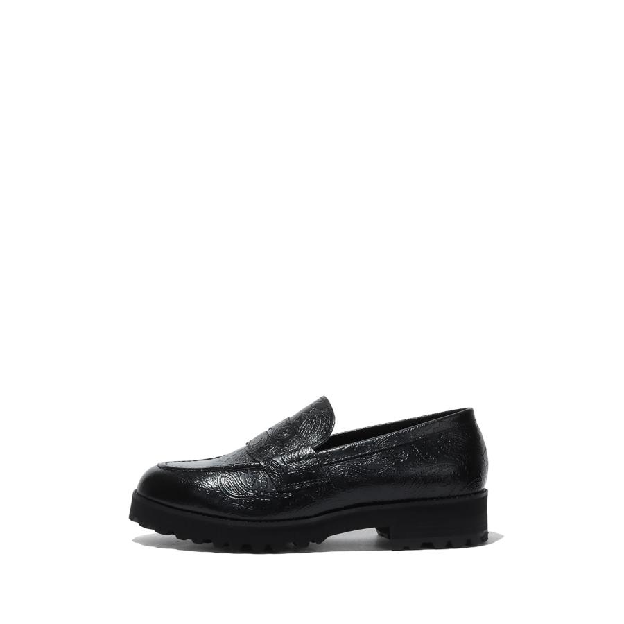 TANK SOLE LOAFERS (K027) - BLACK PAISLEY KENFORD(ケンフォード) | 