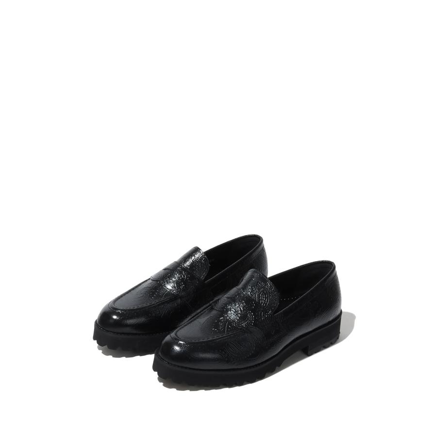 TANK SOLE LOAFERS (K027) - BLACK PAISLEY KENFORD(ケンフォード) |  | 02