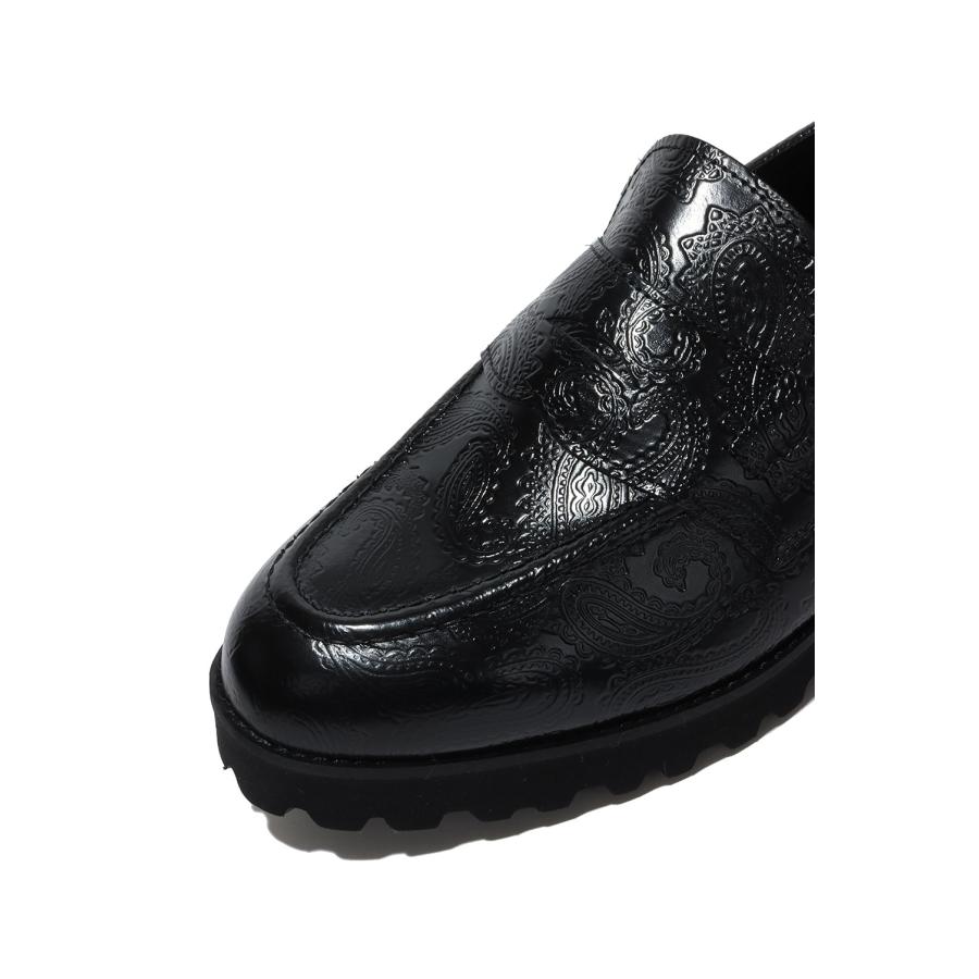 TANK SOLE LOAFERS (K027) - BLACK PAISLEY KENFORD(ケンフォード) |  | 05