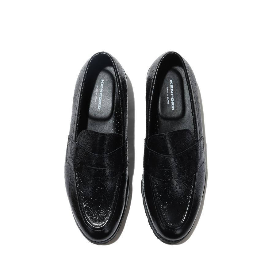 TANK SOLE LOAFERS (K027) - BLACK PAISLEY KENFORD(ケンフォード) |  | 08