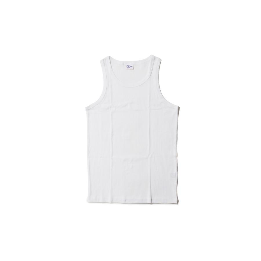 Panel Ribbed Tanktop - WHITE (110C) Miller(ミラー) | 