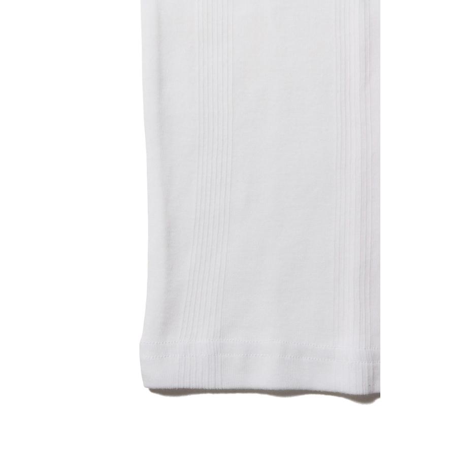 Panel Ribbed Tanktop - WHITE (110C) Miller(ミラー) |  | 01