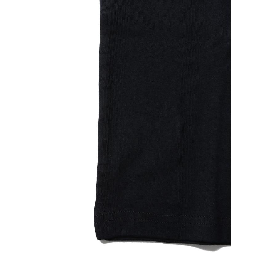 Panel Ribbed Tanktop - BLACK (110C) Miller(ミラー) |  | 01