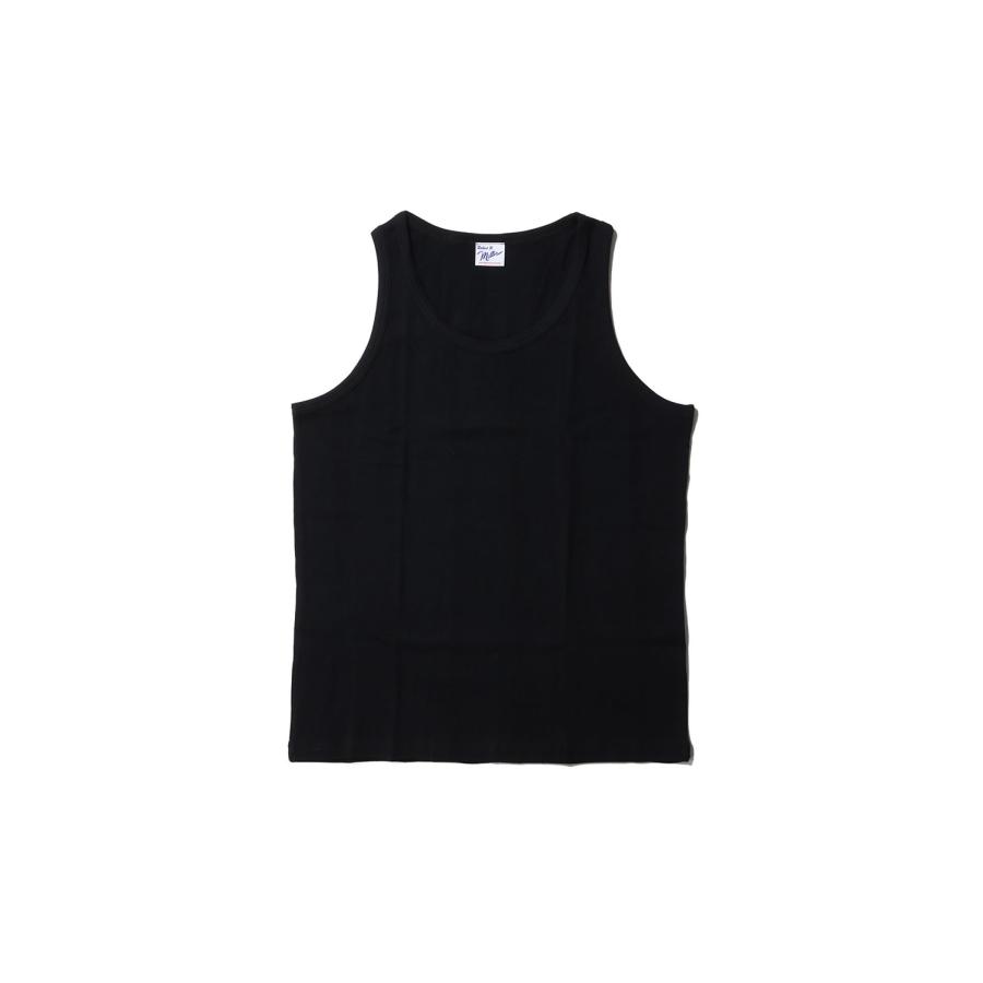 Panel Ribbed Tanktop - BLACK (140C) Miller(ミラー) | 