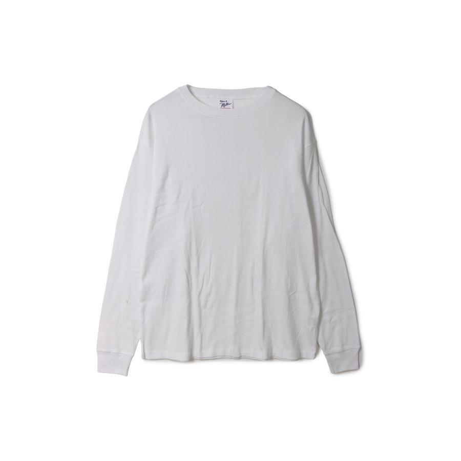 Panel Ribbed L/S Tee - WHITE (142C) Miller(ミラー) | 