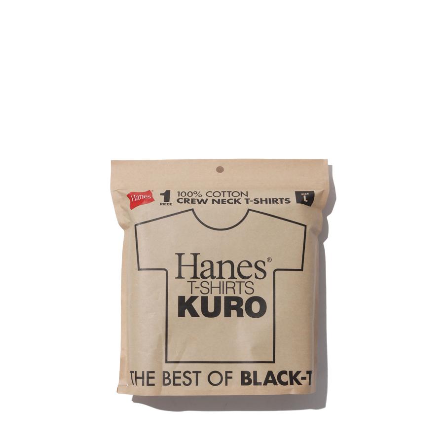 1P Haines T-Shirts KURO - BLACK (HM1-D202) Hanes - Men -(ヘインズ) | Hanes | 01