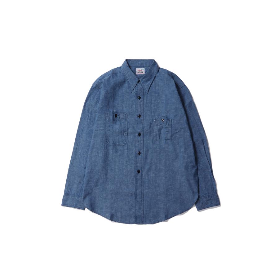 Y1942 CHAMBRAY SHIRT - INDIGO (602-261-01) BIG YANK(ビッグヤンク) | 