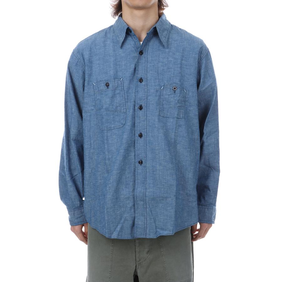 Y1942 CHAMBRAY SHIRT - INDIGO (602-261-01) BIG YANK(ビッグヤンク) |  | 10