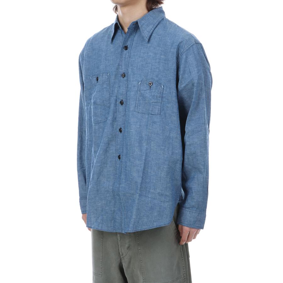 Y1942 CHAMBRAY SHIRT - INDIGO (602-261-01) BIG YANK(ビッグヤンク) |  | 11