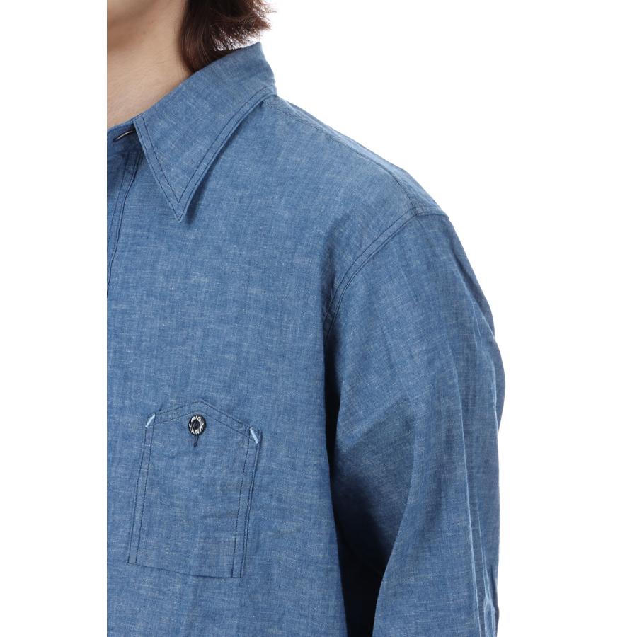 Y1942 CHAMBRAY SHIRT - INDIGO (602-261-01) BIG YANK(ビッグヤンク) |  | 13