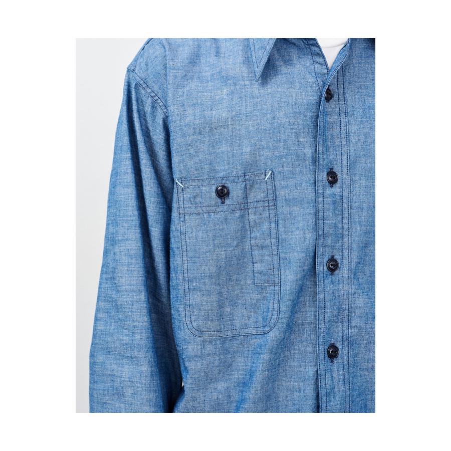 Y1942 CHAMBRAY SHIRT - INDIGO (602-261-01) BIG YANK(ビッグヤンク) |  | 06