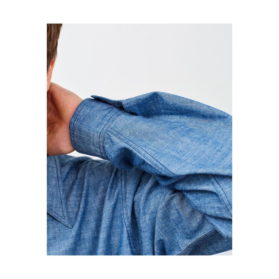 Y1942 CHAMBRAY SHIRT - INDIGO (602-261-01) BIG YANK(ビッグヤンク) |  | 07