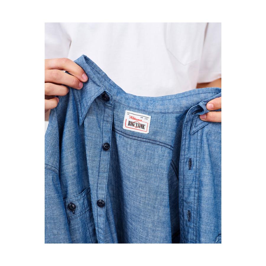 Y1942 CHAMBRAY SHIRT - INDIGO (602-261-01) BIG YANK(ビッグヤンク) |  | 09