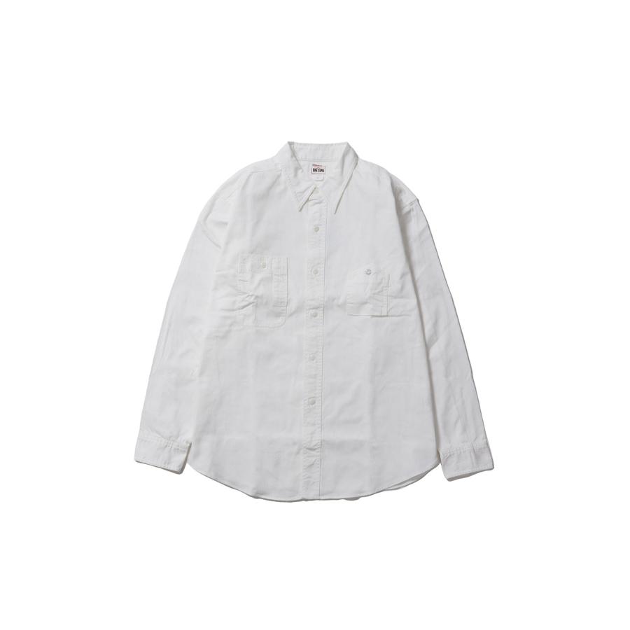 Y1943 L/W HBT SHIRT - WHITE (602-261-02) BIG YANK(ビッグヤンク) | 