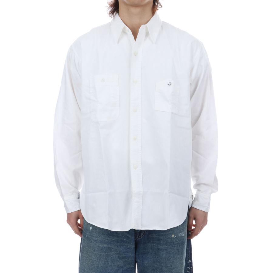 Y1943 L/W HBT SHIRT - WHITE (602-261-02) BIG YANK(ビッグヤンク) |  | 12