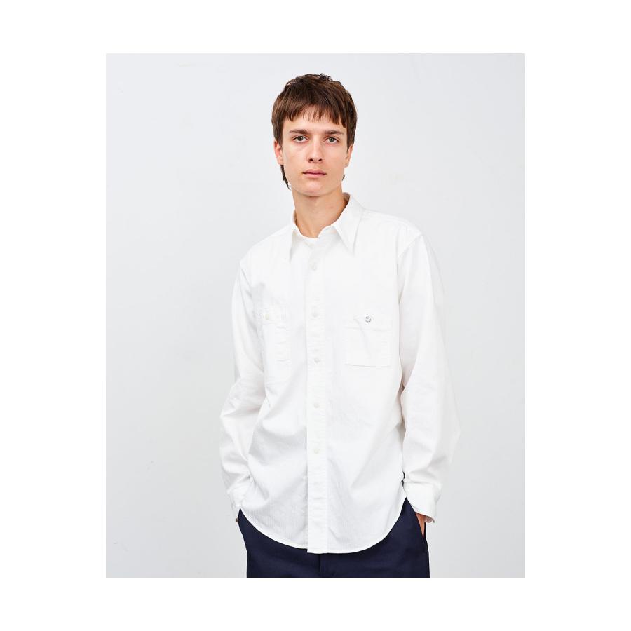 Y1943 L/W HBT SHIRT - WHITE (602-261-02) BIG YANK(ビッグヤンク) |  | 05