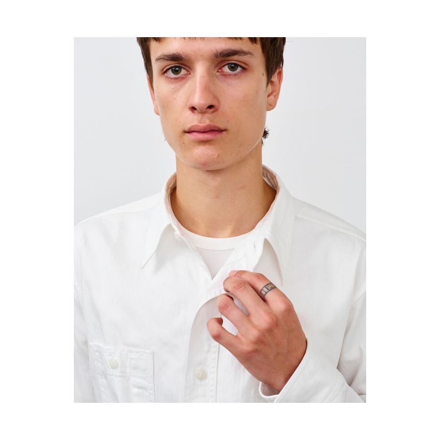 Y1943 L/W HBT SHIRT - WHITE (602-261-02) BIG YANK(ビッグヤンク) |  | 08