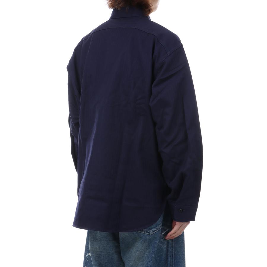Y1944 HBT SHIRT - NAVY (602-261-03) BIG YANK(ビッグヤンク) |  | 13
