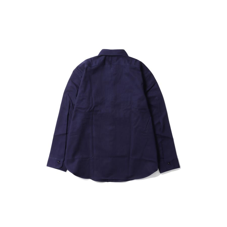 Y1944 HBT SHIRT - NAVY (602-261-03) BIG YANK(ビッグヤンク) |  | 01