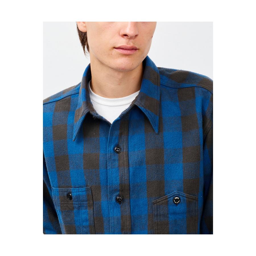 Y1945 FLANNEL SHIRT BROCK CHECK - BLUE (602-261-04) BIG YANK(ビッグヤンク) |  | 10