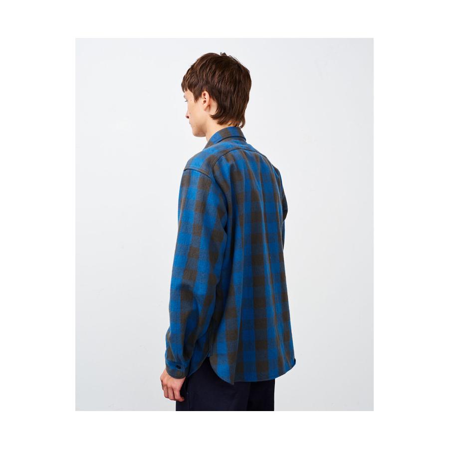 Y1945 FLANNEL SHIRT BROCK CHECK - BLUE (602-261-04) BIG YANK(ビッグヤンク) |  | 03