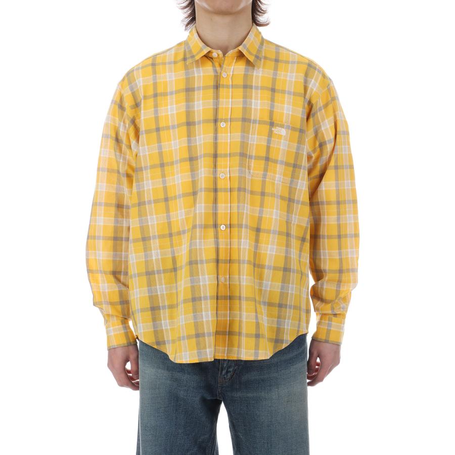 【P10倍】【SALE】L/S FD Check Shirt - Summit Gold Check (NR12630) The North Face(ザ・ノース・フェイス) | THE NORTH FACE | 02
