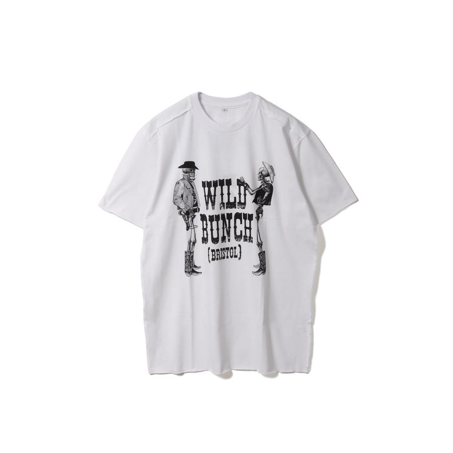 WILD BUNCH×AKA SIX×FRAGMENT / T-SHIRT - COWBOYS / WHITE×BLACK (TSWC01) AKA SIX by Simon Barker(エーケーエーシックスバイサイモンバーカー) | 