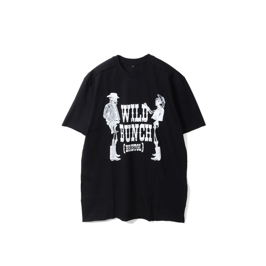 WILD BUNCH×AKA SIX×FRAGMENT / T-SHIRT - COWBOYS / BLACK×WHITE (TSBC01) AKA SIX by Simon Barker(エーケーエーシックスバイサイモンバーカー) | 
