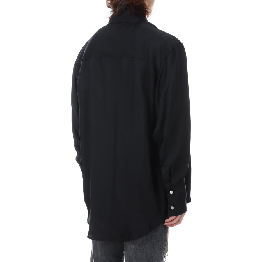 Ash Fade Cupro Shirt - BLACK (G16SH047) KAMIYA(カミヤ) |  | 04