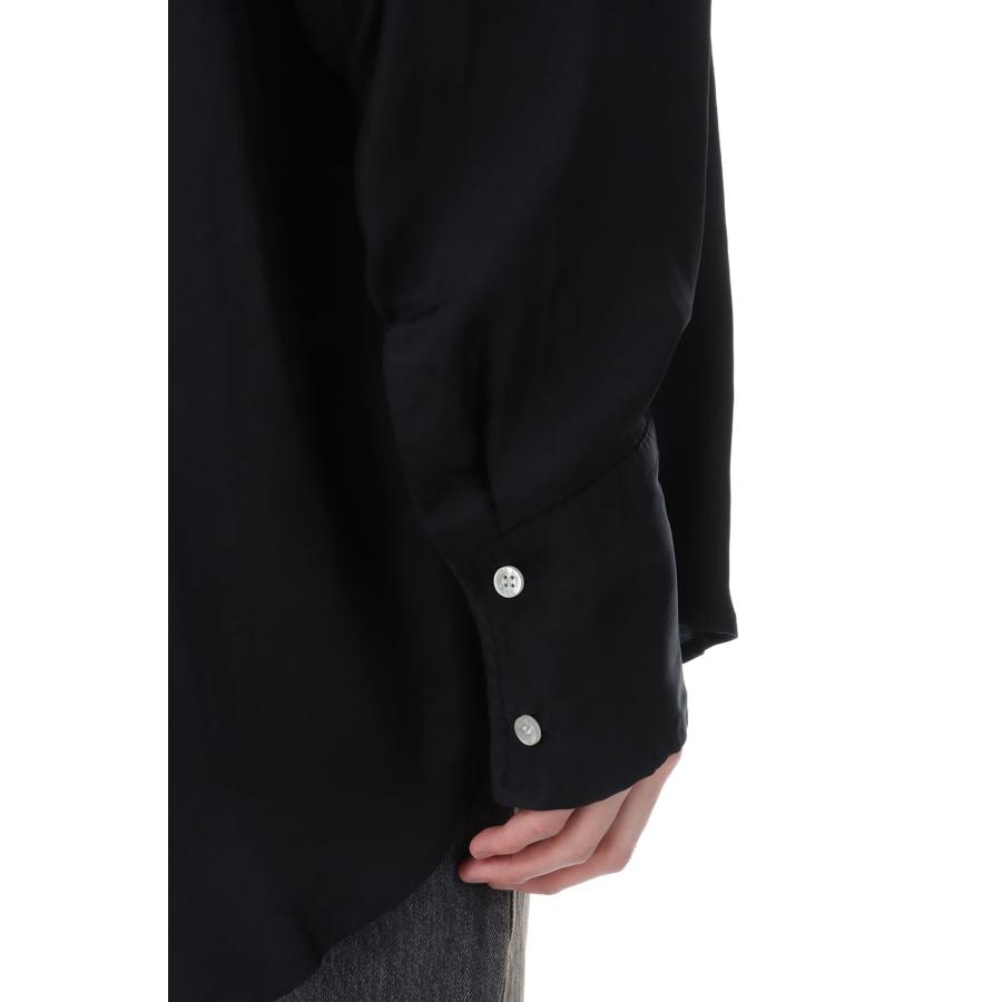 Ash Fade Cupro Shirt - BLACK (G16SH047) KAMIYA(カミヤ) |  | 05