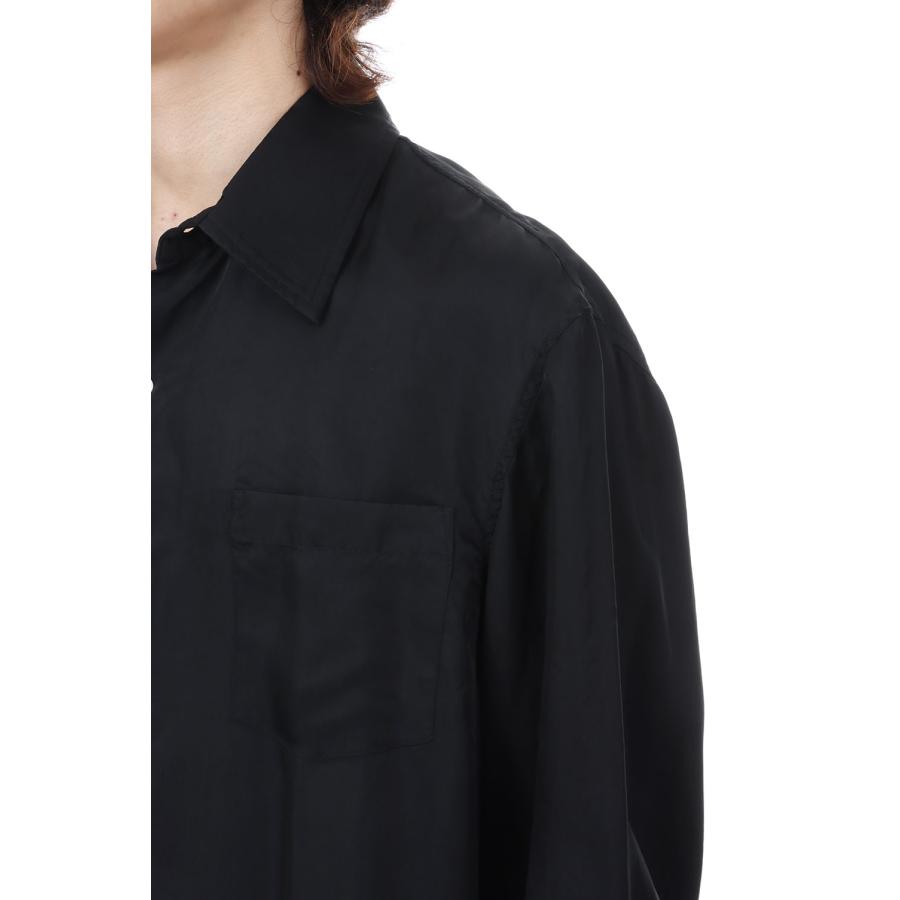 Ash Fade Cupro Shirt - BLACK (G16SH047) KAMIYA(カミヤ) |  | 06