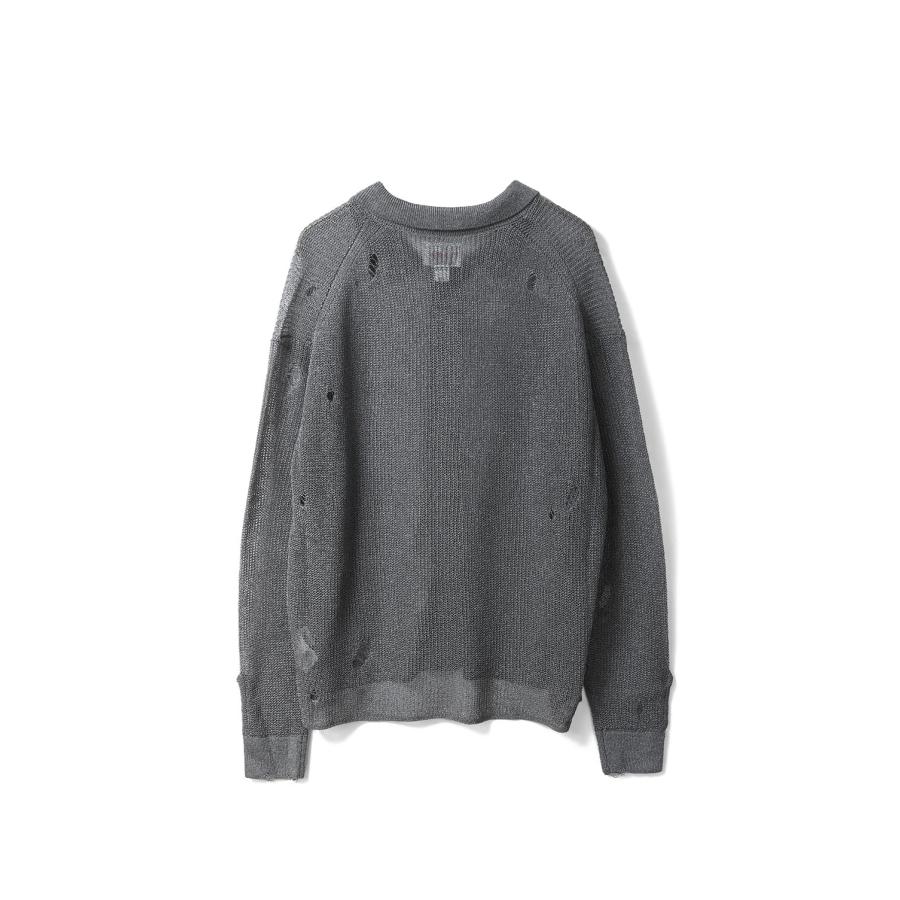 Metallic Knit Shirt - SILVER (G16CD067) KAMIYA(カミヤ) |  | 01