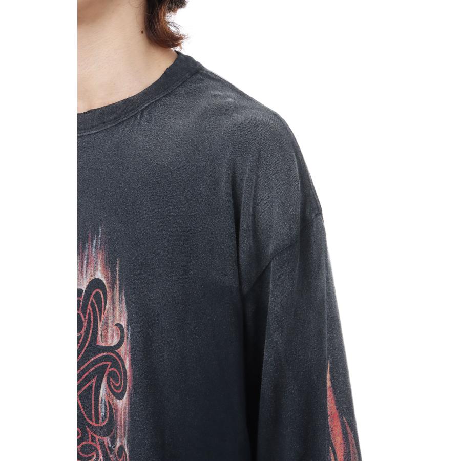 CRAYON FLAME KMY L/S Tee - BLACK (G16LT083) KAMIYA(カミヤ) |  | 05