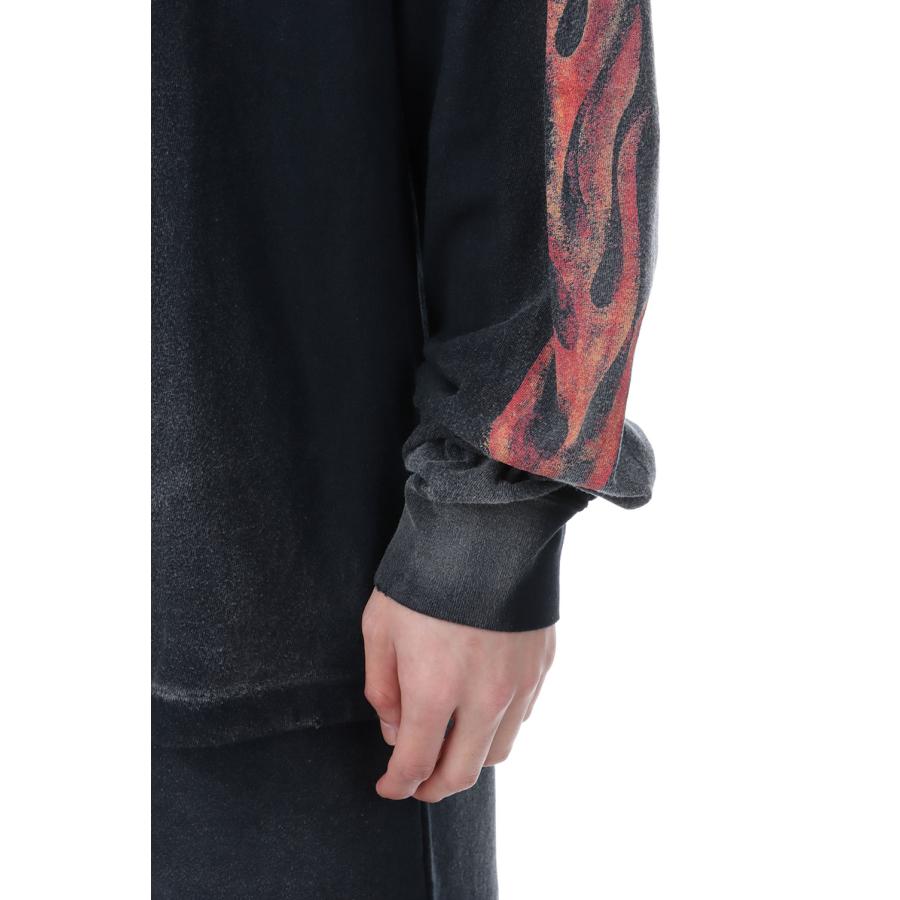 CRAYON FLAME KMY L/S Tee - BLACK (G16LT083) KAMIYA(カミヤ) |  | 06