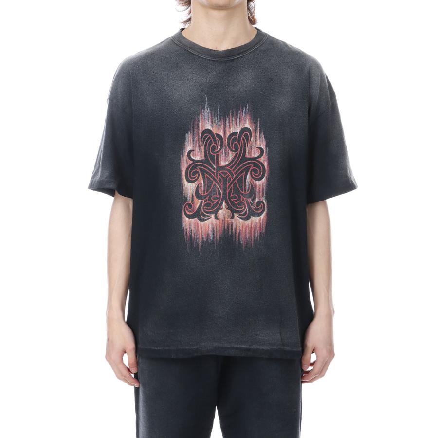 CRAYON FLAME KMY Tee - BLACK (G16TS085) KAMIYA(カミヤ) |  | 02