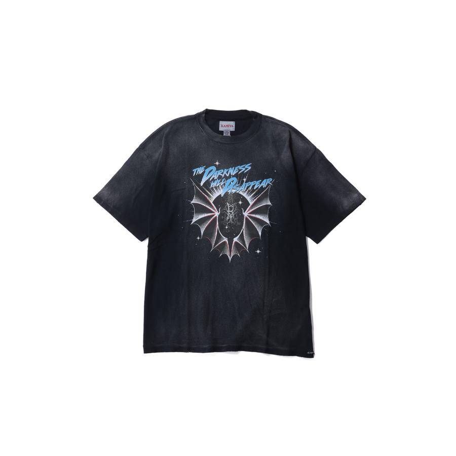 THE DARKNESS WILL DISAPPEAR Tee - BLACK (G16TS086) KAMIYA(カミヤ) | 