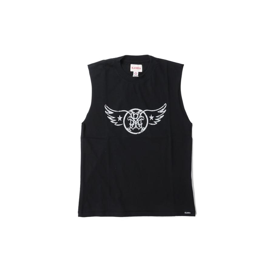 AERO-KMY Short N/S Tee T/C - BLACK (G16TS093) KAMIYA(カミヤ) | 
