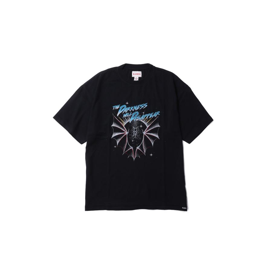 THE DARKNESS WILL DISAPPEAR Tee T/C - BLACK (G16TS098) KAMIYA(カミヤ) | 