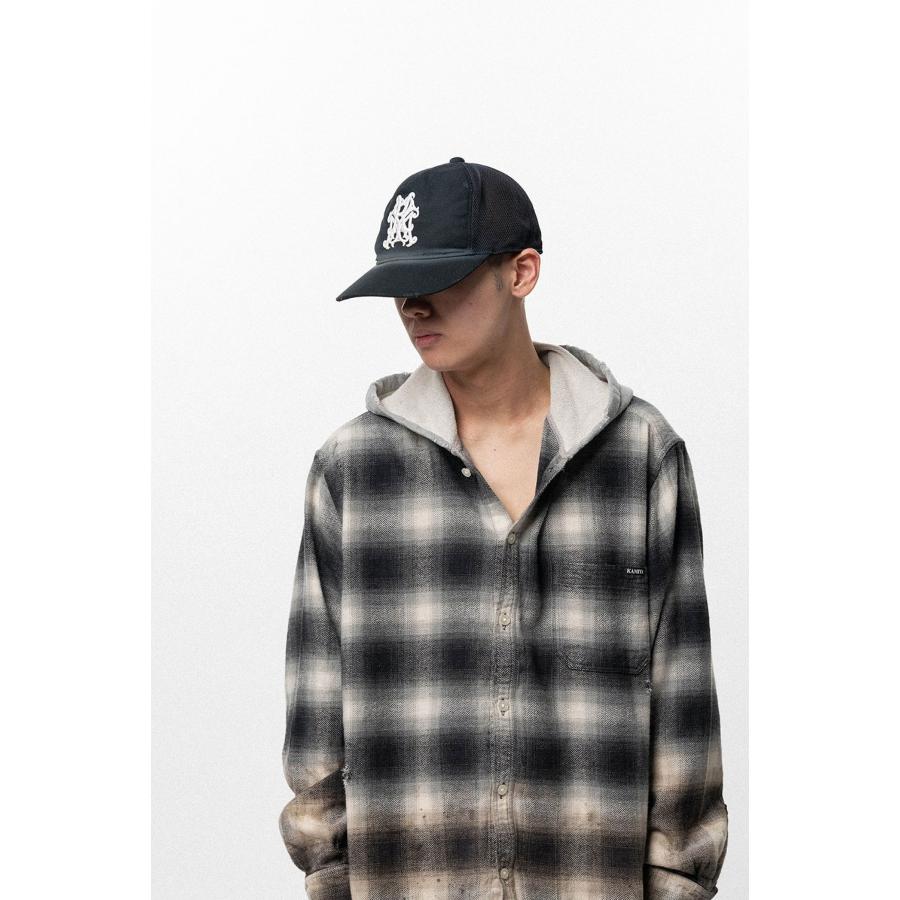CA4LA x KAMIYA Distressed KMY Mesh Cap - BLACK (G16CA103) KAMIYA(カミヤ) |  | 06