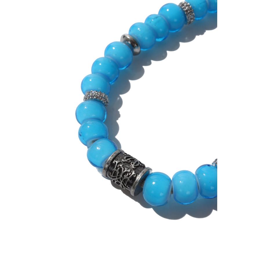 【P10倍】【SALE】KMY Glass Beaded Bracelet - AQUA (G16AC215) KAMIYA(カミヤ) |  | 01