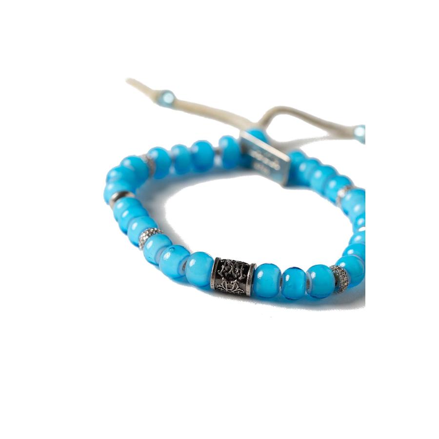 【P10倍】【SALE】KMY Glass Beaded Bracelet - AQUA (G16AC215) KAMIYA(カミヤ) |  | 05