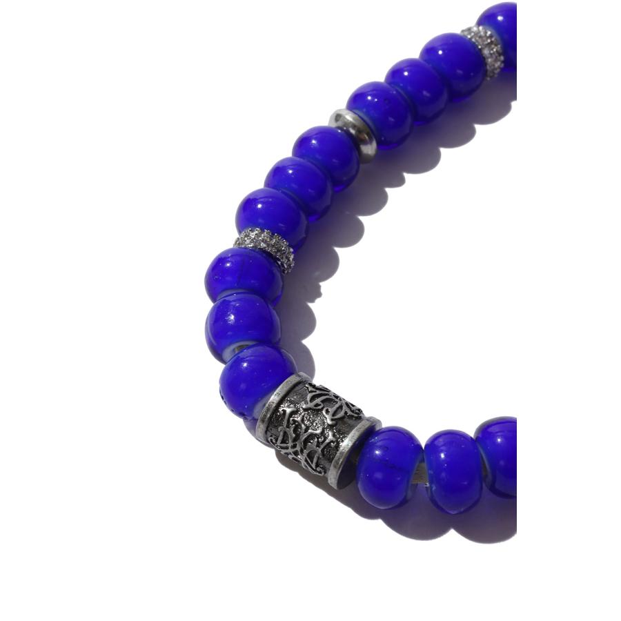 【P10倍】【SALE】KMY Glass Beaded Bracelet - BLUE (G16AC215) KAMIYA(カミヤ) |  | 01